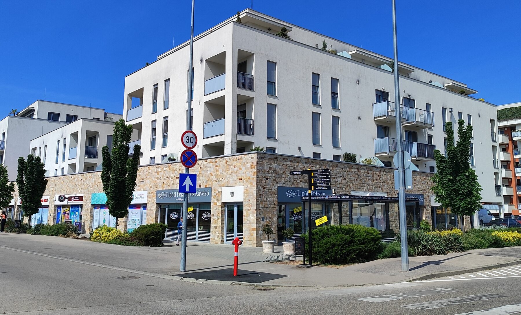 Megvalósult társasház – Győr
