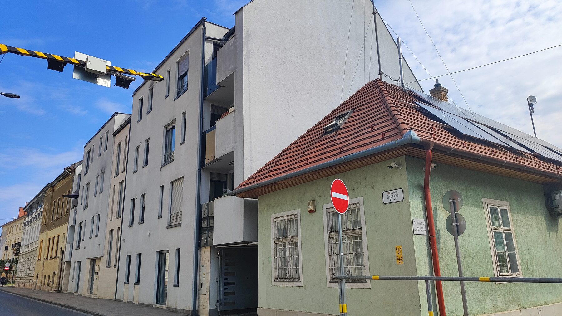 Megvalósult társasház – Győr